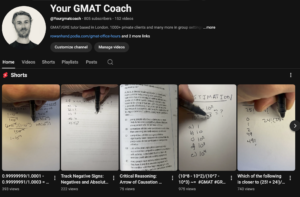 GMAT Tutor London YouTube