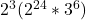 2^3(2^{24}*3^6)