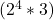 (2^4*3)