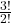 \frac{3!}{2!}