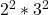 2^2 * 3^2